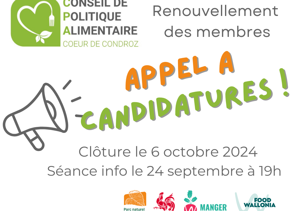 Le Conseil de Politique Alimentaire